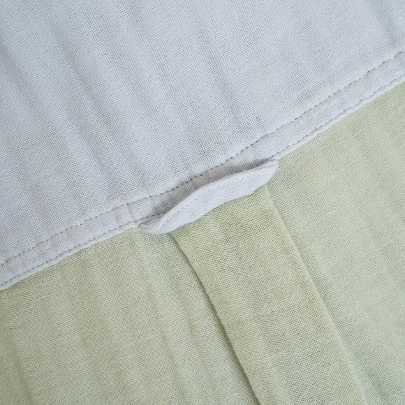 Rails Ellis Shirt Gauze Cotton Lightweight Button Up Top Color Block - Picture 7 of 12